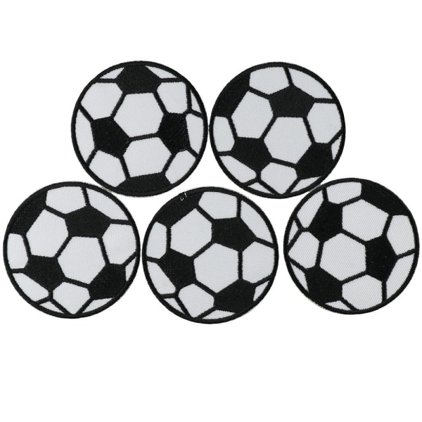 15 stk. Stryge-på-lapper Fodbold Broderet Patches