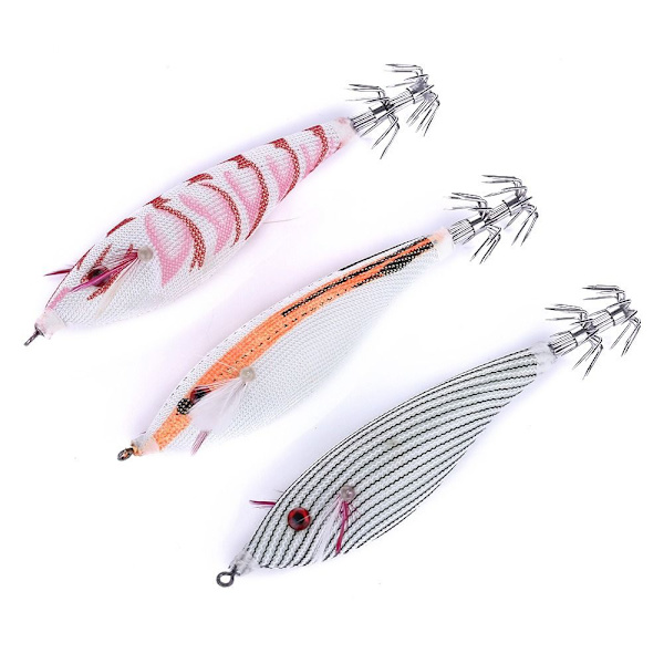 Puukatkarapu vieheet Squid koukku SJ013-2-3PCS SJ013-2-3PCS SJ013-2-3PCS