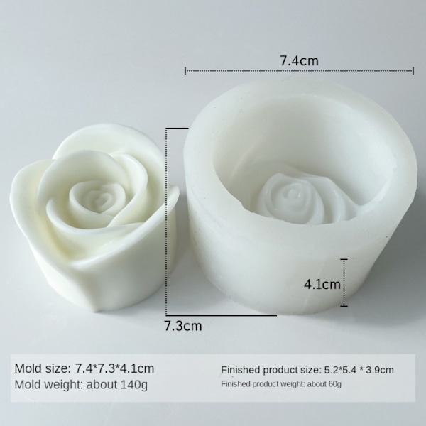 Silikonform Lysform 3 3 3