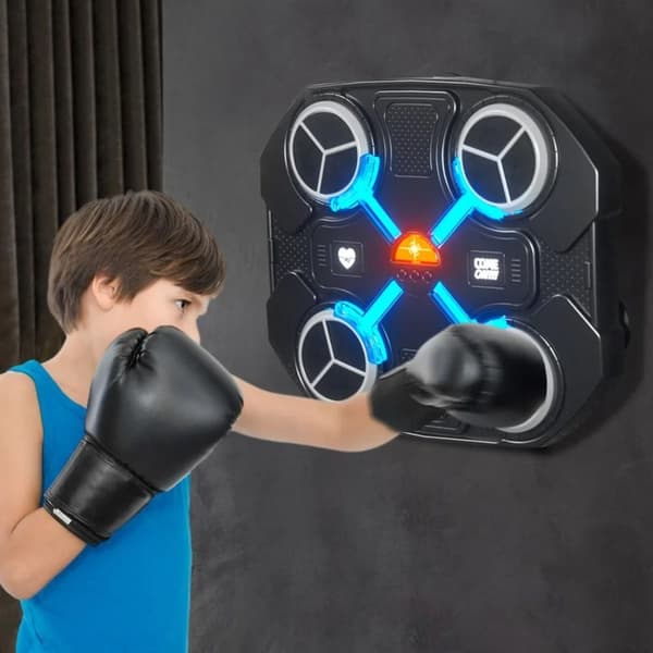Smart Musik Boxningsmaskin Boxning Väggmål SVART UTAN black Without Bluetooth-Without Bluetooth