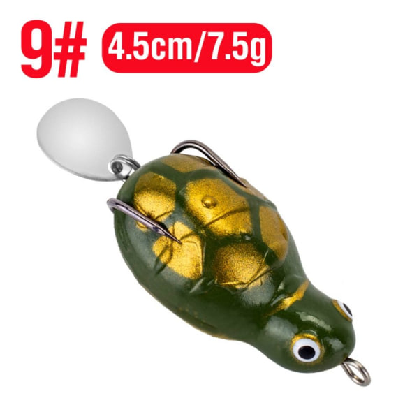 Fiskegroda Lure Rubber Frog 9 9 9