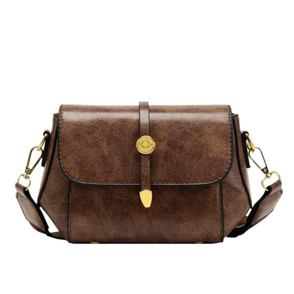 Crossbody Taske Lille Firkantet Taske BRUN brown
