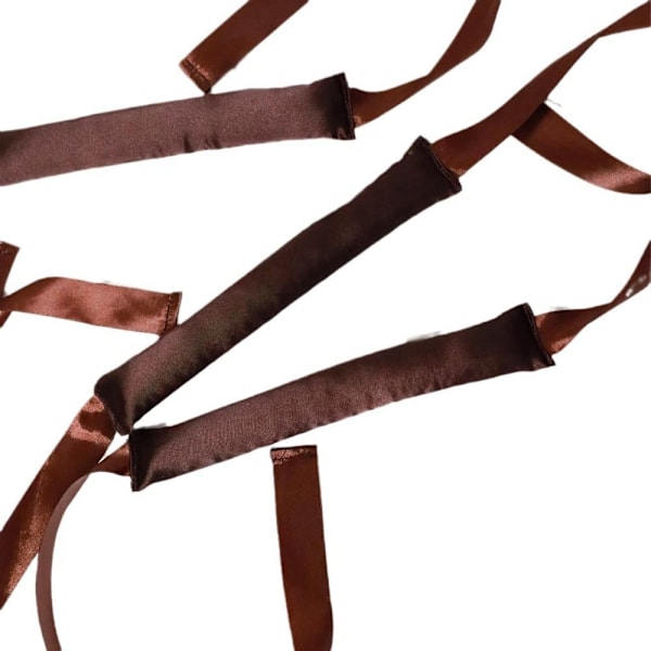 Locktångsband Hårrollers BRUN brown