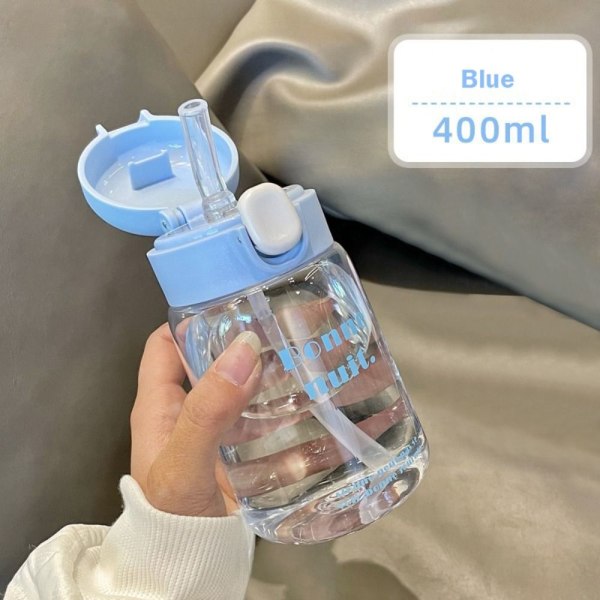 Børn Sippy Cup tegneserie vandflasker BLÅ blue