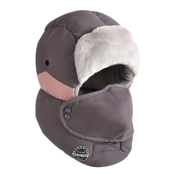 Earflap Hatut Bomber Cap DARK GREY Dark grey