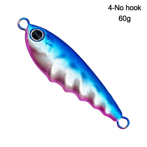 1kpl metallikalastussyötti VIB viehe 60G4-NO HOOK 4-NO HOOK 60g4-No hook