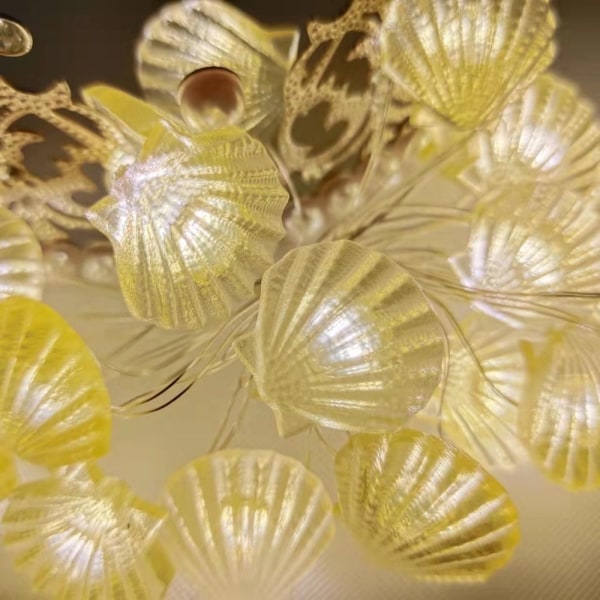 String Lights LED Lights GUL SKALL STIL GUL SKALL STIL Yellow Shell Style