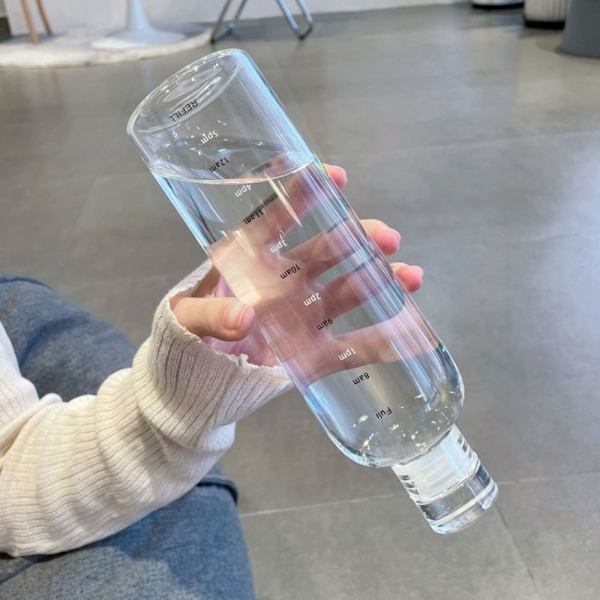 Vesipullo Time Scale juomakuppi läpinäkyvä 750ml 750ml transparent 750ml-750ml