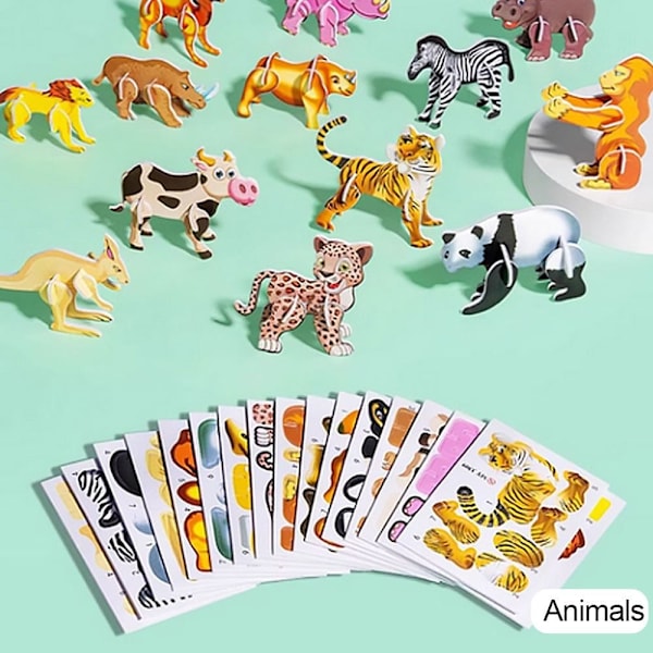 25stk Insekt-puslespillblokker DYR DYR Animals