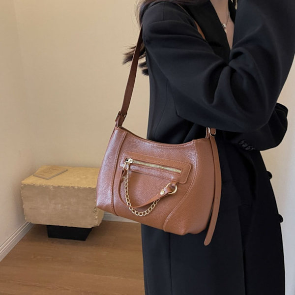 Axelväska Underarmsväska KHAKI Khaki