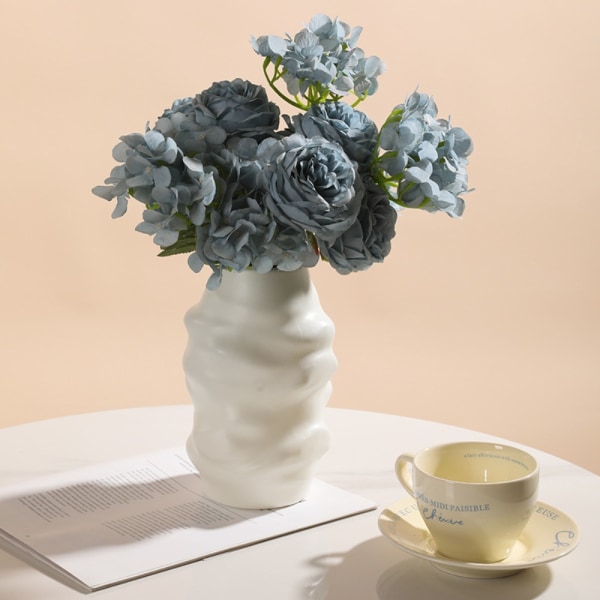 Blomstervase Blomsterpotte HVID S White S