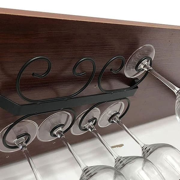 Vinglassholder Høybent Koppholder HVIT 8 KOPPER 8 KOPPER White 8 Cups-8 Cups