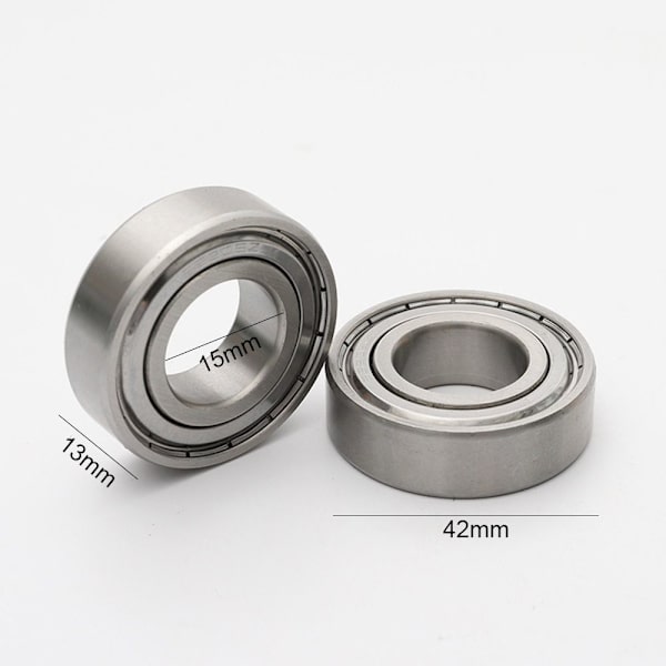 Deep Groove Kuglelejer Gummi Rulleskøjter Lejer S6302ZZ S6302ZZ 15x42x13mm