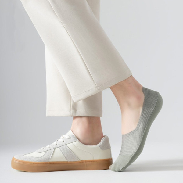1 par Bådstrømper Usynlige sokker KHAKI khaki
