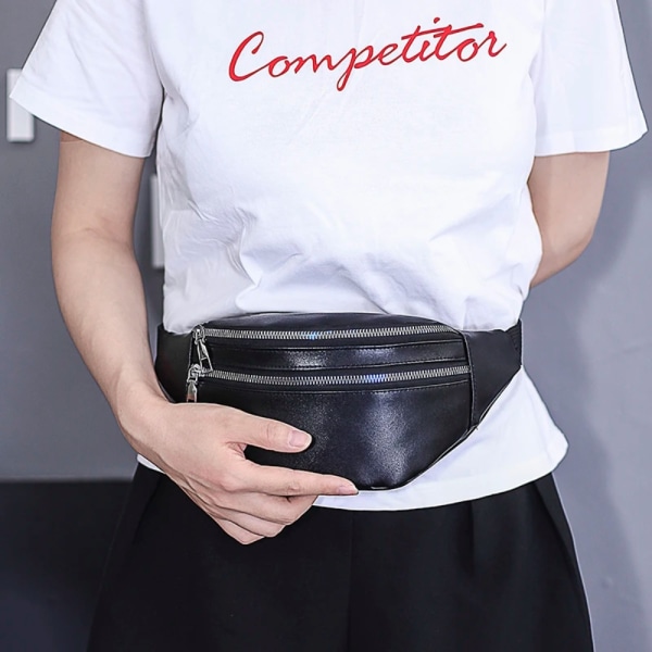 Taljetaske Fanny Pack SORT Black