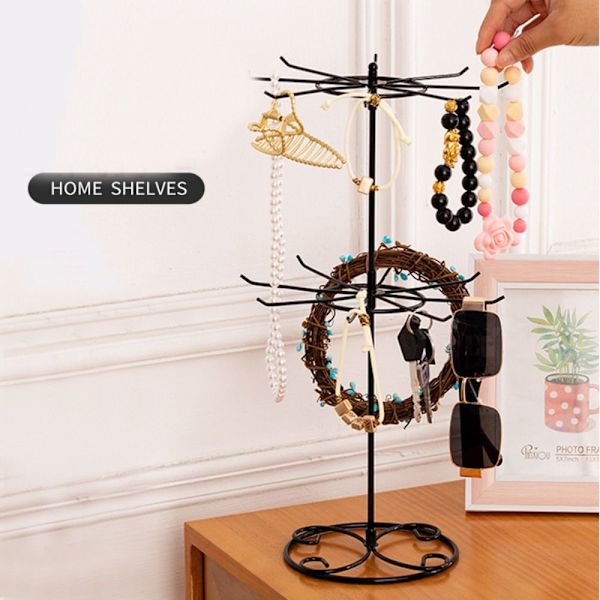 Smycken Display Stativ Halsband Organizer VIT 40CM 40CM White 40cm-40cm