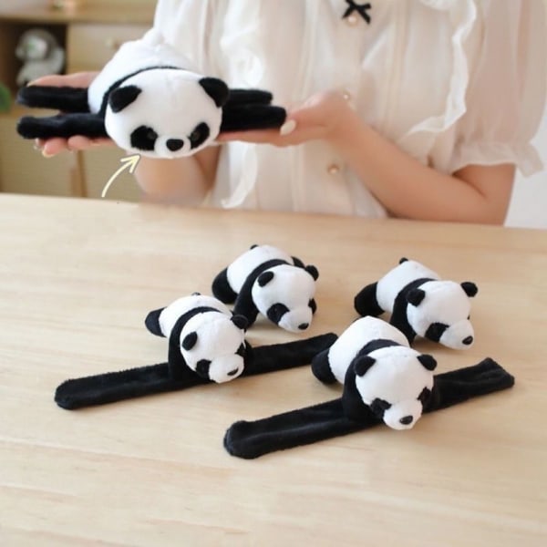 Panda Slap Armband Plysch Hand Ring 4 4 4