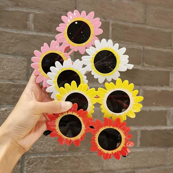 Blomglasögon Daisy Shades RÖDA GRÅ LINSER GRÅ LINS red Gray lenses-Gray lenses