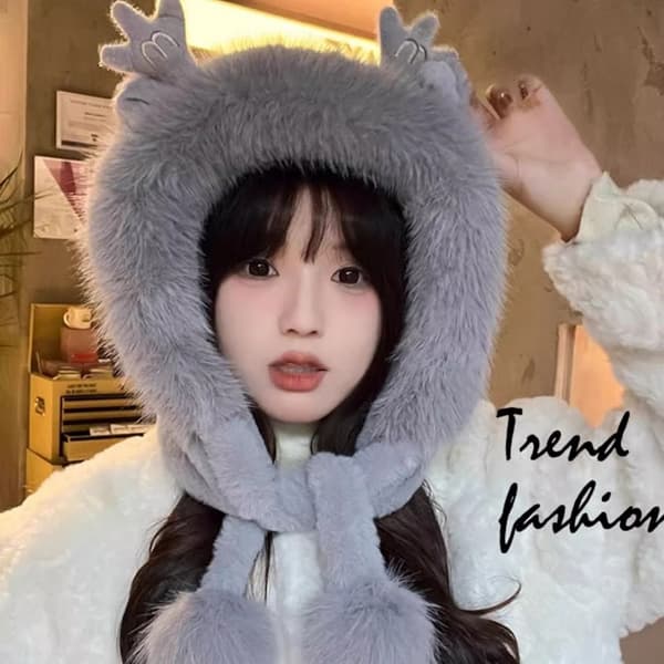 Plys Hue Beanies GRÅ grey