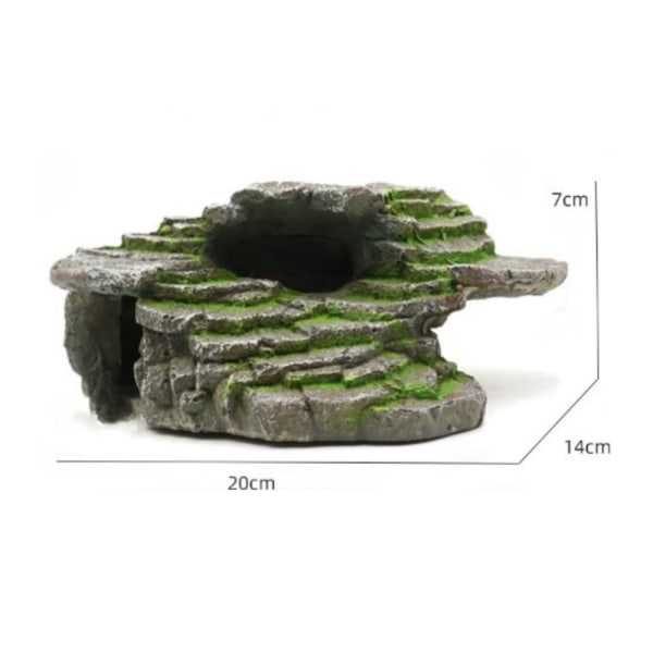 Simulering Stone Reptil Cave Hideout