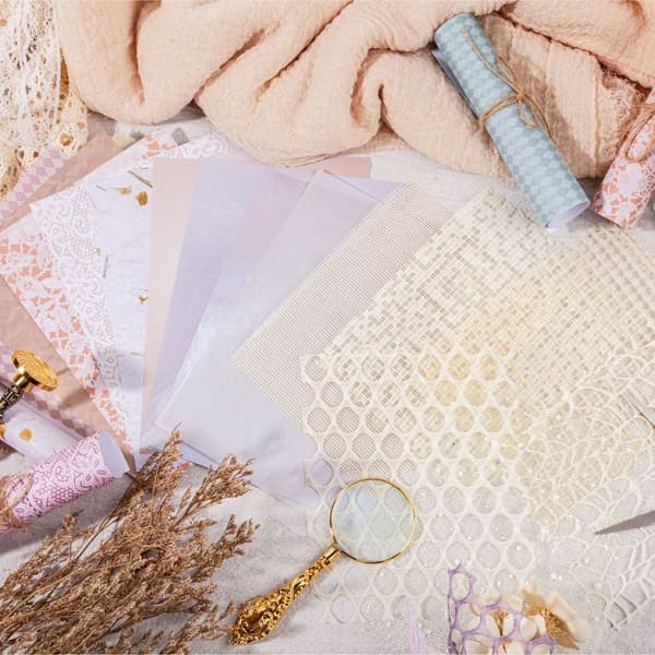 15 st/set Spetspapper Scrapbookmaterial 04 04 04