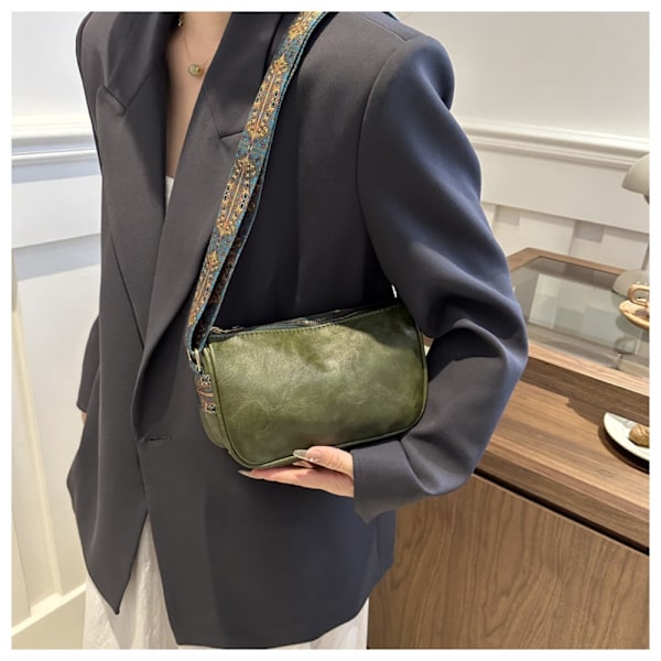 Retro Pute Shape Bag Skulderveske GRØNN Green