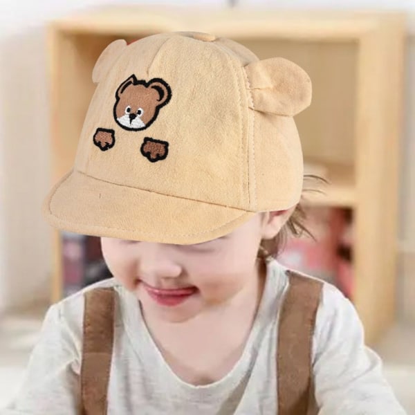 Baby baseballkasket solhat BEIGE Beige