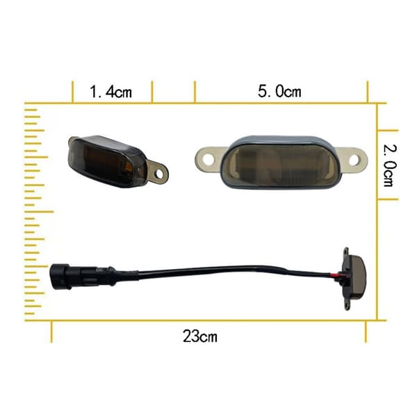 Front Grill LED Lys Signal Lys 5 STK 5 STK 5pcs