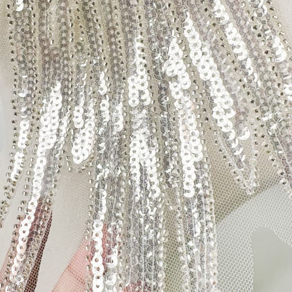 Diamantvingar Fjäderdekoration Bröstblomma VIT White