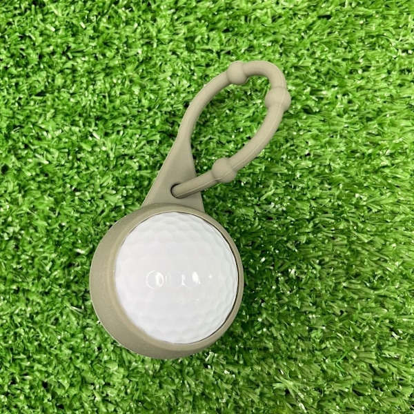Väska Nyckelring Golfboll Midjehållare GRÅ Grey