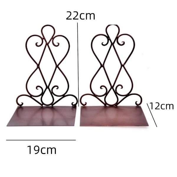 Retro Design Art kirjahylly Metallikirjahylly Desktop Decoration