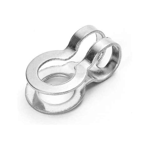 100 stk./pose kuglekædeforbindelser dobbelt ringled 2 mm 2 mm 2mm