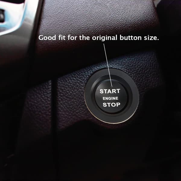 Dækken til bilens motor start/stop-knap, trim til startknap