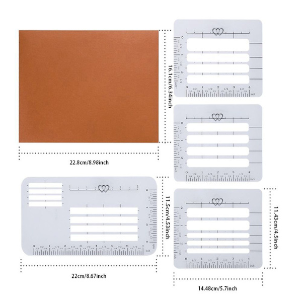 Kuvertadresseringsguide Stencilmallar Linjalguide