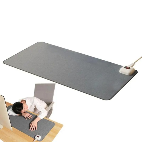 Elektrisk Varme Musemåtte Bordmåtte GRÅ EU STIK GRÅ EU STIK Gray EU Plug