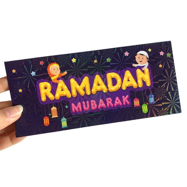 Eid Mubarak -kuoret Eid Al-fitr -kutsu 6 kpl