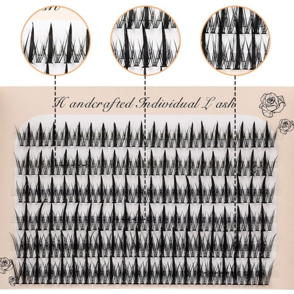 6 Rader Individuelle Vipper Myke Tykke MIX8-12MM MIX8-12MM mix8-12mm