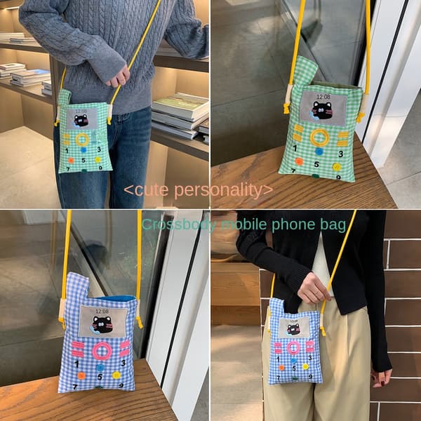 Crossbody tasker skuldertaske BLÅ blue