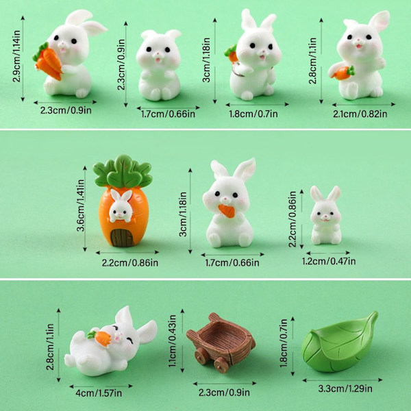Miniatyyri kanin hahmo Sarjakuva pupupatsas 3 3 3