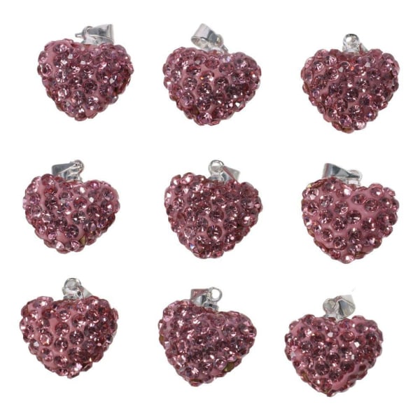 Heart Charms Rhinestone vedhæng Heart Rhinestone Charms