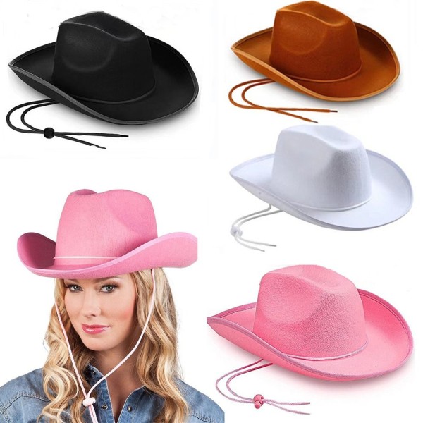 Cowboy-hattu Cowgirl-hattu VALKOINEN VALKOINEN White