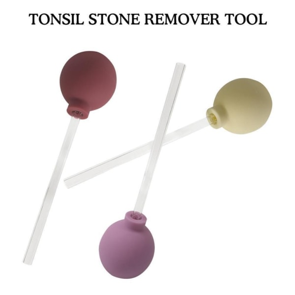 Tonsil Stone Removal Tool Munrengöring Vårdverktyg SVART black