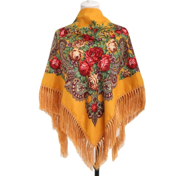 Fringed Square Scarves Resesjal 3 3 3