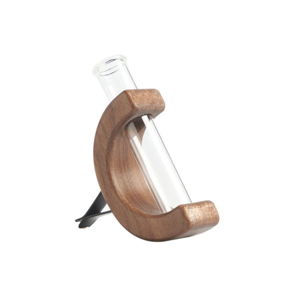 Reagensglas Vase i massivt træ Mini Bonsai Vase 2 2 2