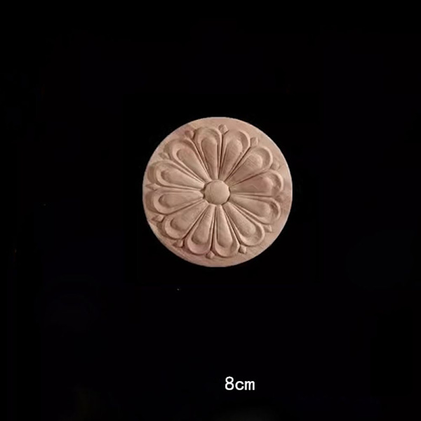 Vintage Træskåret Møbelfødder 6CM4 4 6cm4