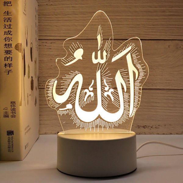 Akryl nattljus 3D LED-ljus F F F