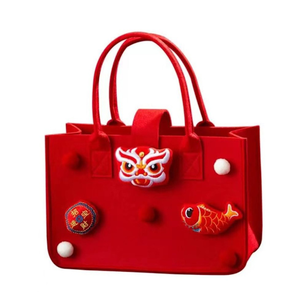 Håndveske Tote Bag RØD 1 1 red 1-1