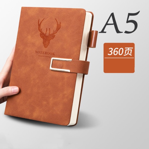 A5 Notebook Journal BRUN brown
