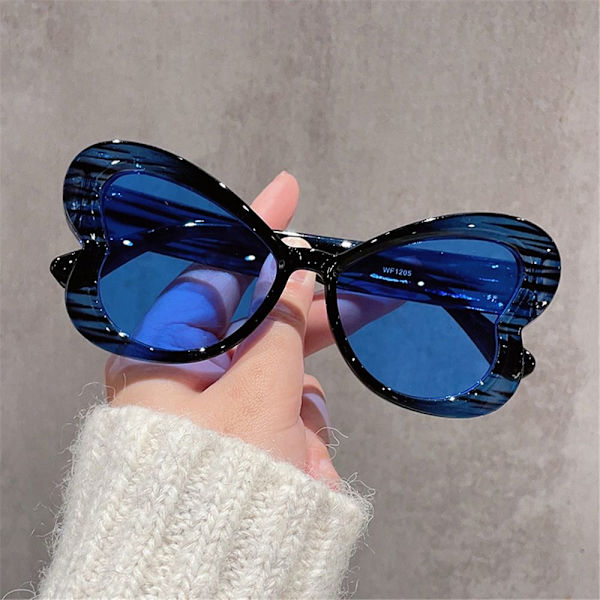Butterfly Solbriller Dame Cat Eye Solbriller RØD LEOPARD Red Leopard