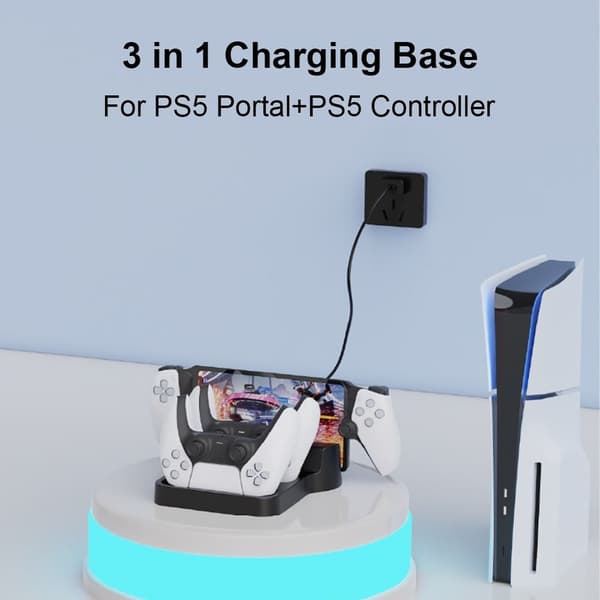 Ladestationsbase P5 Controller Oplader HVID White